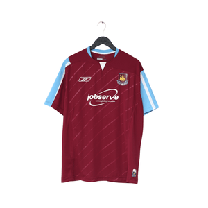 2005/07 TEVEZ #32 West Ham Vintage Reebok Football Shirt (L)