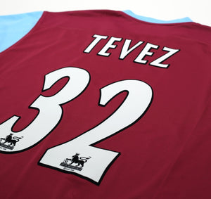 2005/07 TEVEZ #32 West Ham Vintage Reebok Football Shirt (L)