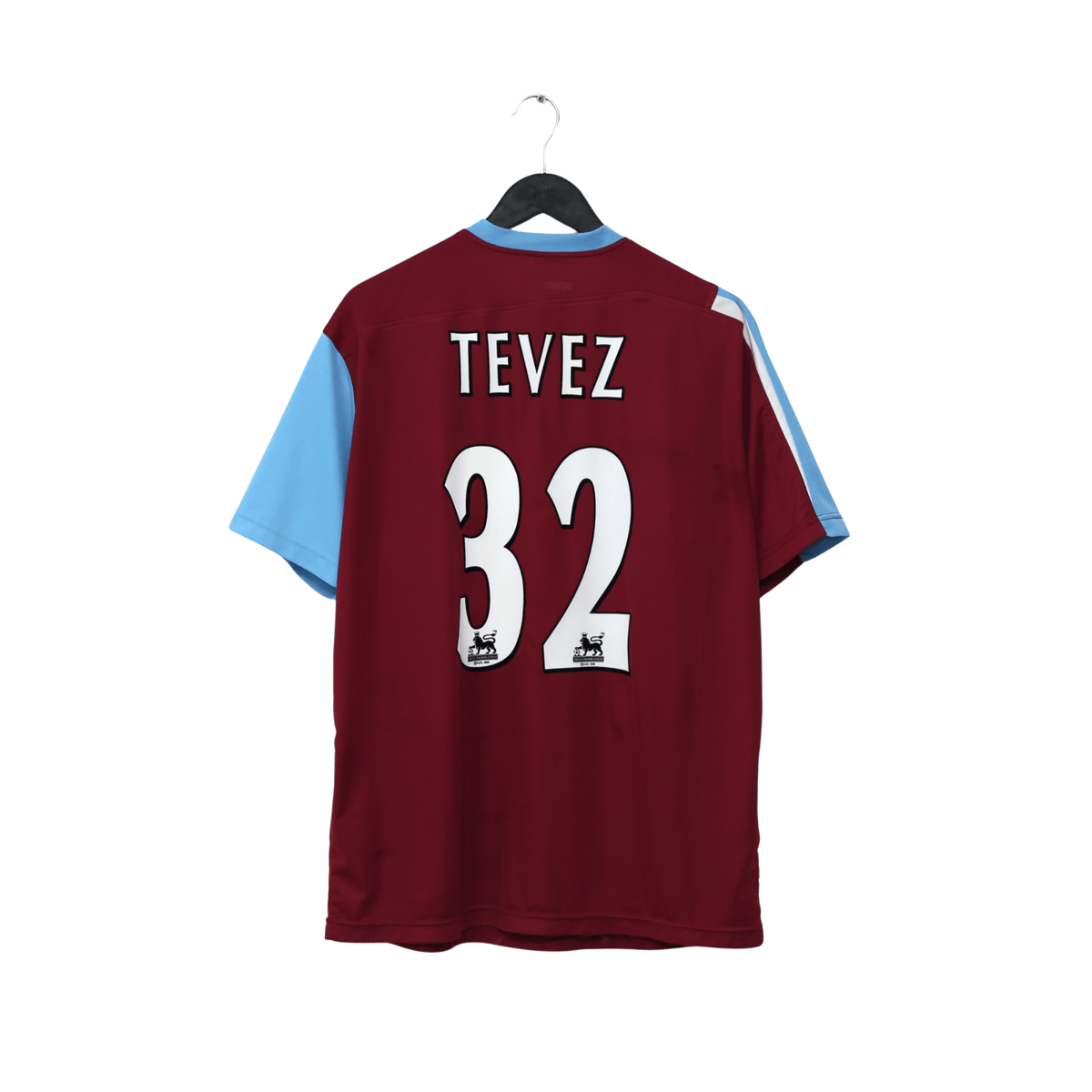 2005/07 Tevez #32 West Ham Vintage Reebok Football Shirt (L)
