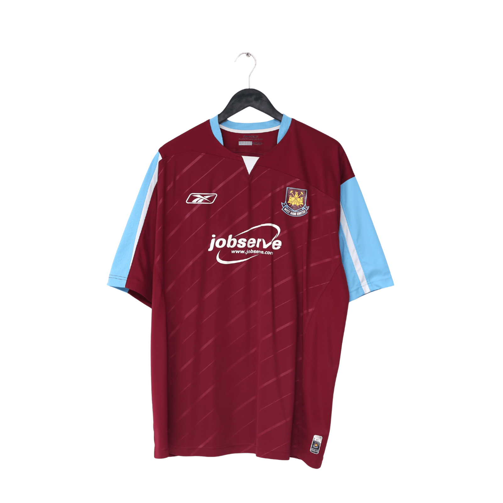2005/07 Tevez #32 West Ham Vintage Reebok Football Shirt (L)