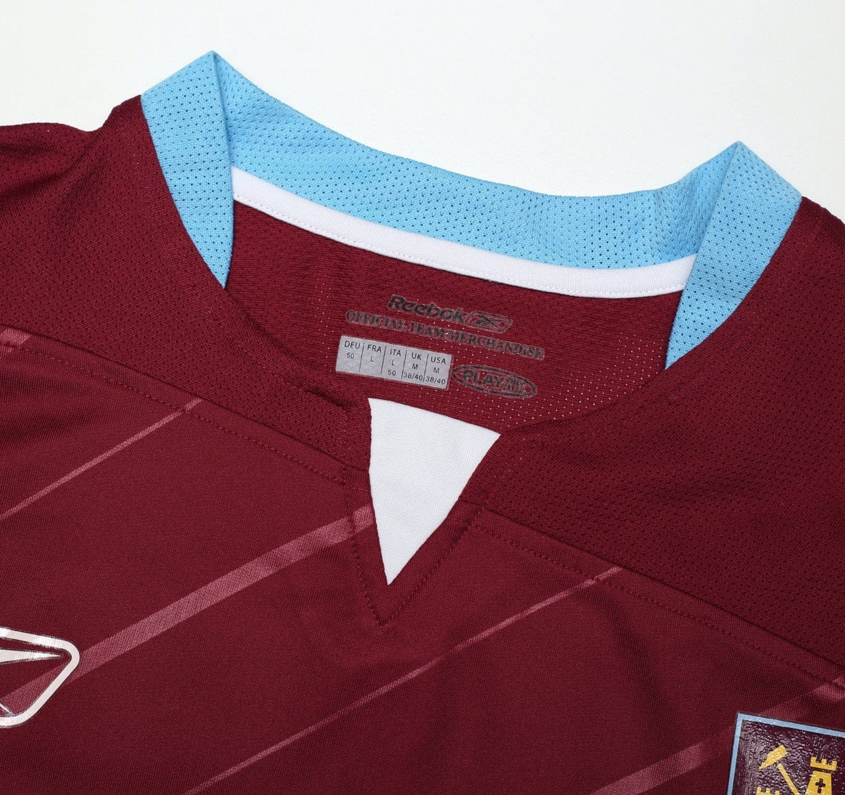 2005/07 TEVEZ #32 West Ham Vintage Reebok Football Shirt (M)