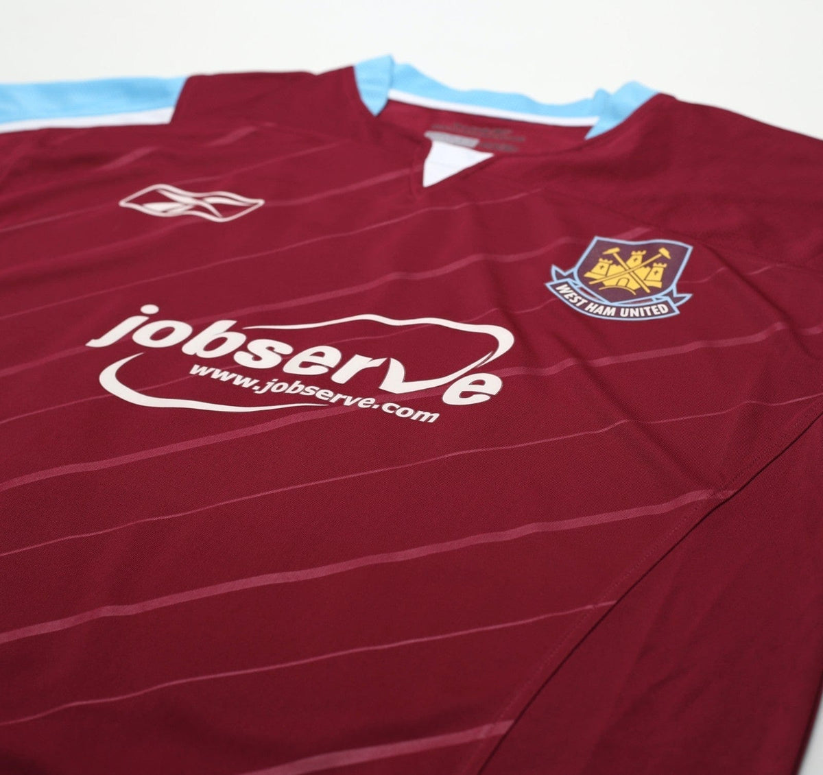 2005/07 TEVEZ #32 West Ham Vintage Reebok Football Shirt (M)