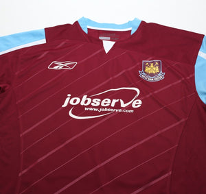 2005/07 TEVEZ #32 West Ham Vintage Reebok Football Shirt (M)