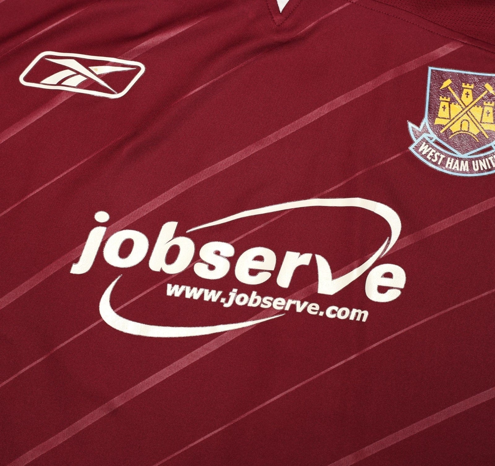 2005/07 TEVEZ #32 West Ham Vintage Reebok Football Shirt (XXL)