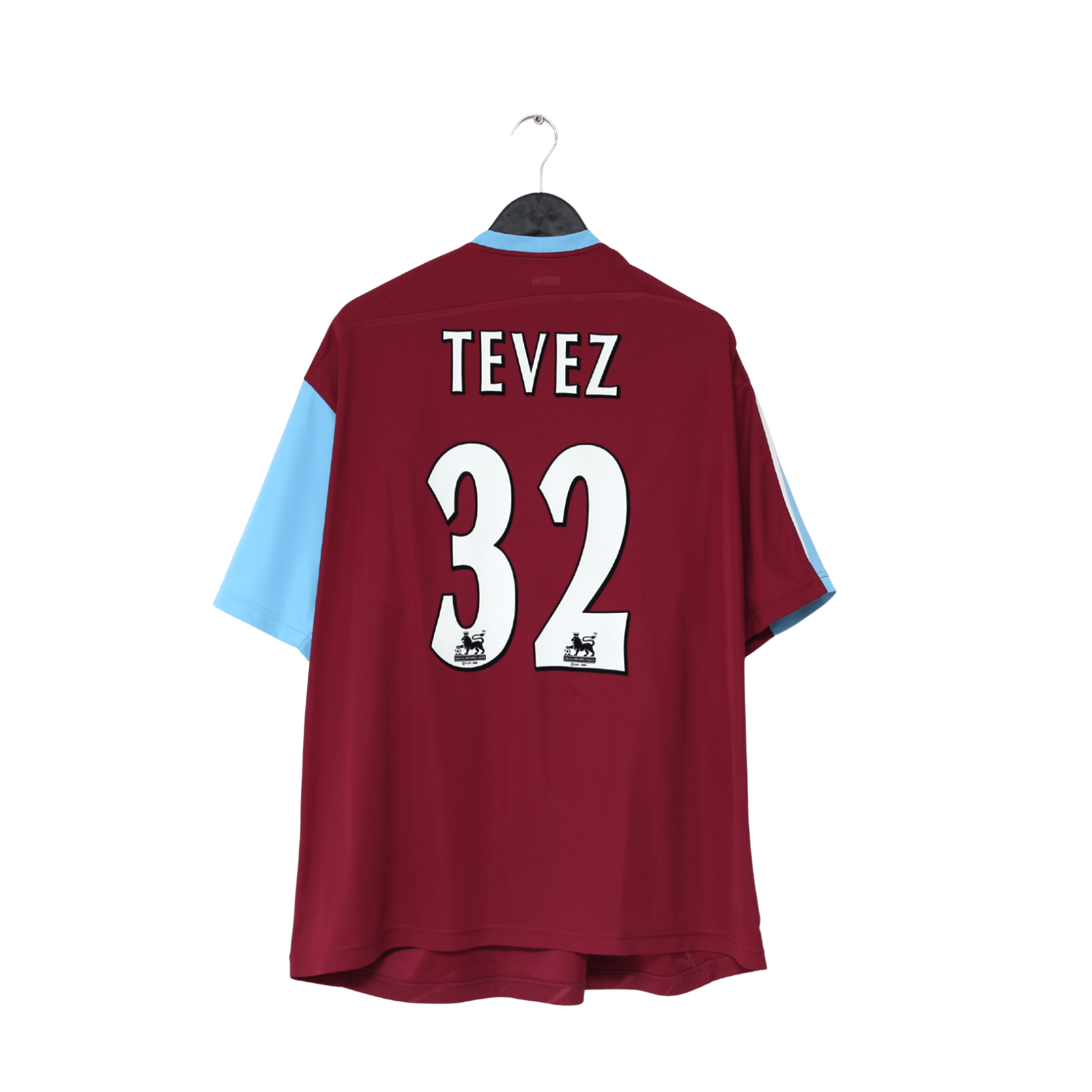 2005/07 TEVEZ #32 West Ham Vintage Reebok Football Shirt (XXL)