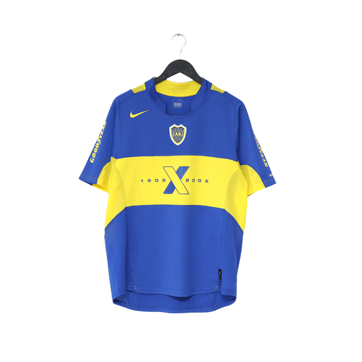 2005 BOCA JUNIORS Vintage Nike Centenary Home Football Shirt (L)