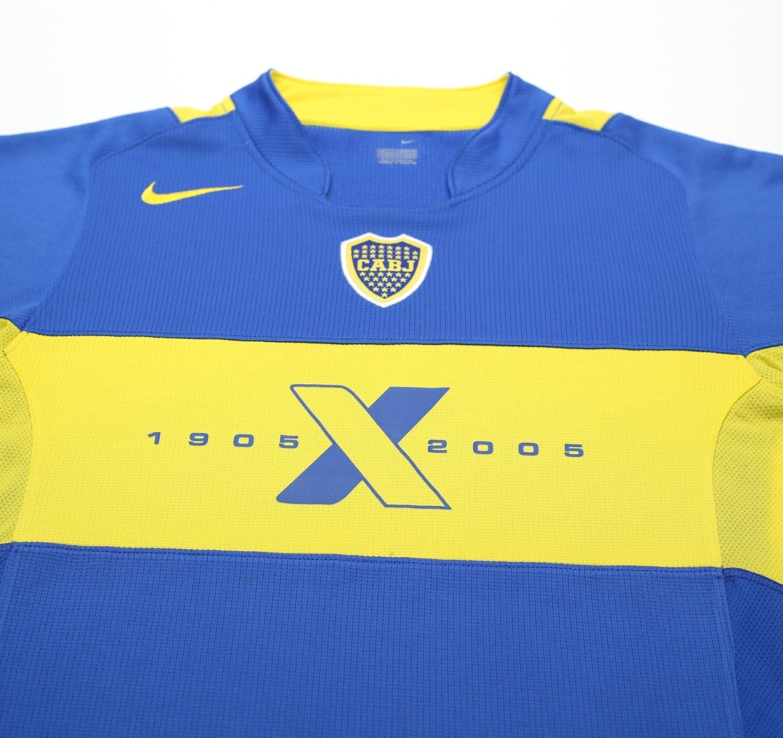 2005 BOCA JUNIORS Vintage Nike Centenary Home Football Shirt (L)