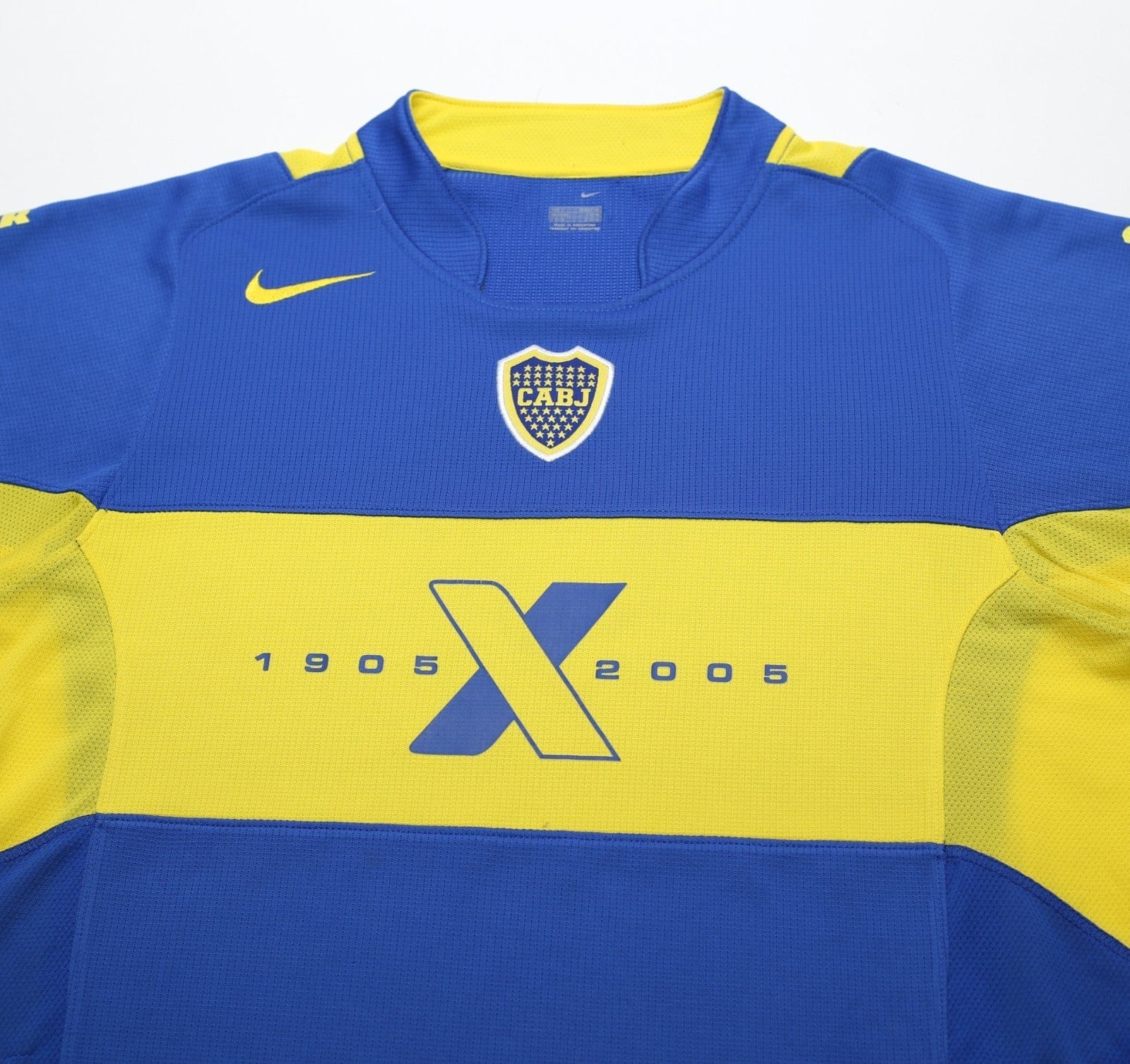 2005 BOCA JUNIORS Vintage Nike Centenary Home Football Shirt (L)