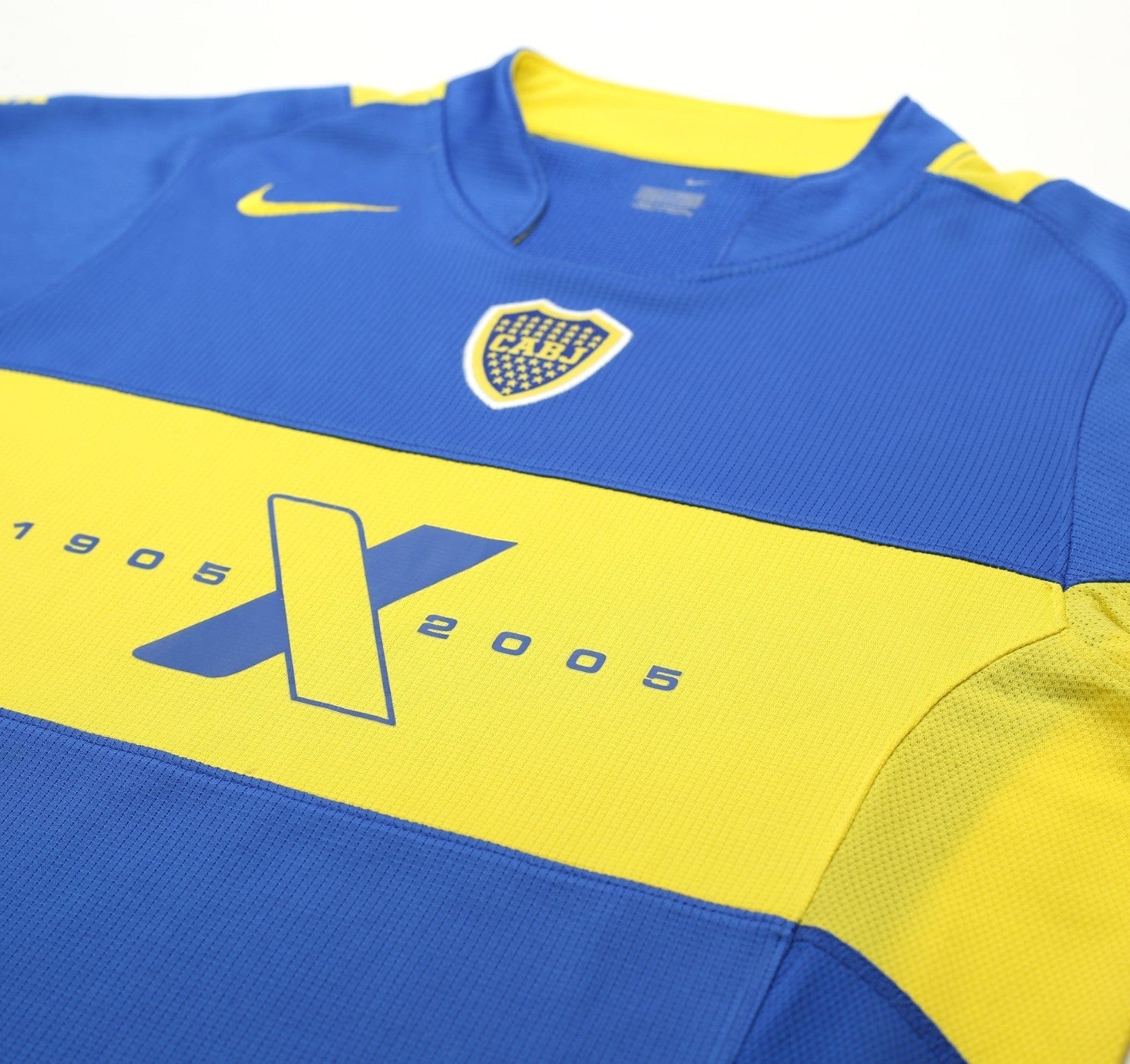 2005 BOCA JUNIORS Vintage Nike Centenary Home Football Shirt (L)