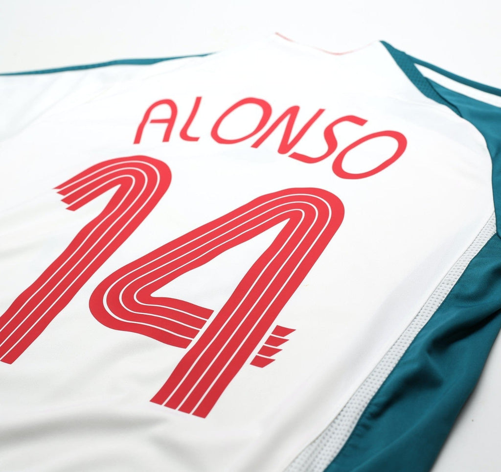 2006/07 ALONSO #14 Liverpool Vintage adidas European Third Football Shirt (M)