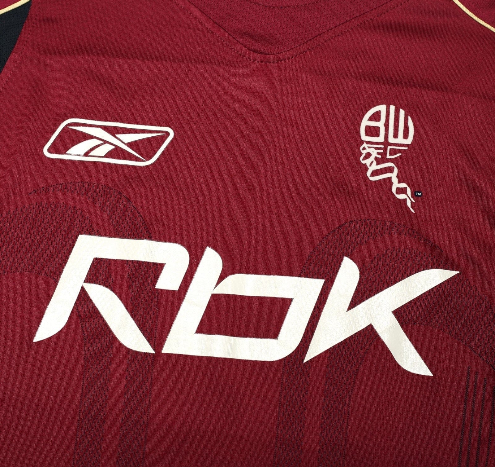 2006/07 ANELKA #39 Bolton Wanderers Vintage Reebok Away Football Shirt (M)