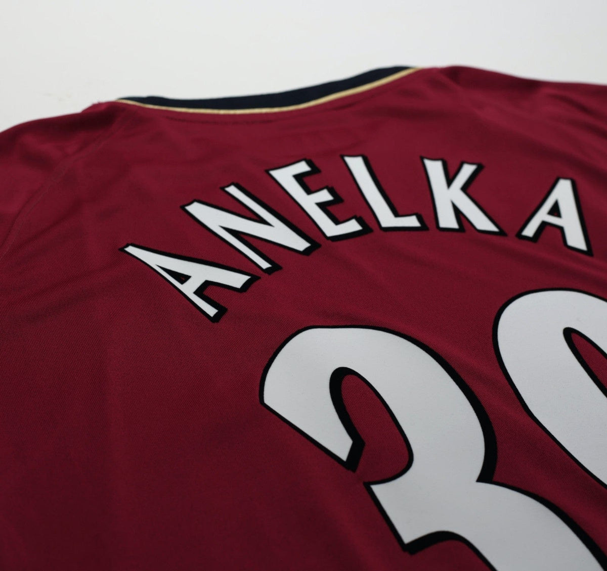 2006/07 ANELKA #39 Bolton Wanderers Vintage Reebok Away Football Shirt (M)