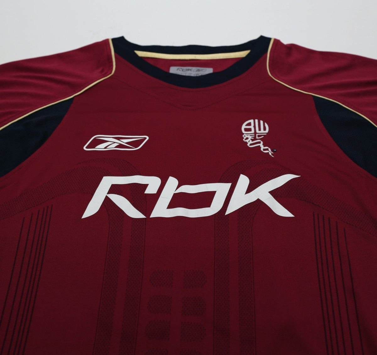 2006/07 ANELKA #39 Bolton Wanderers Vintage Reebok Away Football Shirt (M)