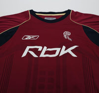 2006/07 ANELKA #39 Bolton Wanderers Vintage Reebok Away Football Shirt (M)
