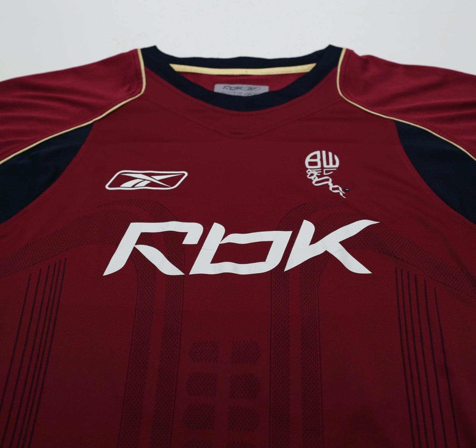 2006/07 ANELKA #39 Bolton Wanderers Vintage Reebok Away Football Shirt (M)