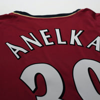 2006/07 Anelka #39 Bolton Wanderers Vintage Reebok Away Football Shirt (XL)
