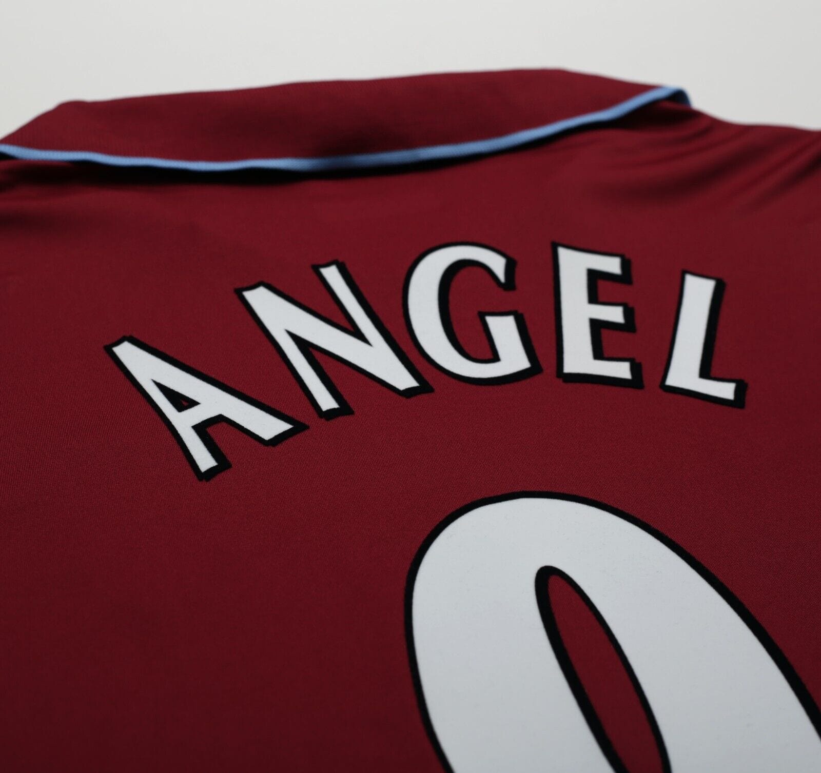 2006/07 ANGEL #9 Aston Villa Vintage Hummel Home Football Shirt (S/M)