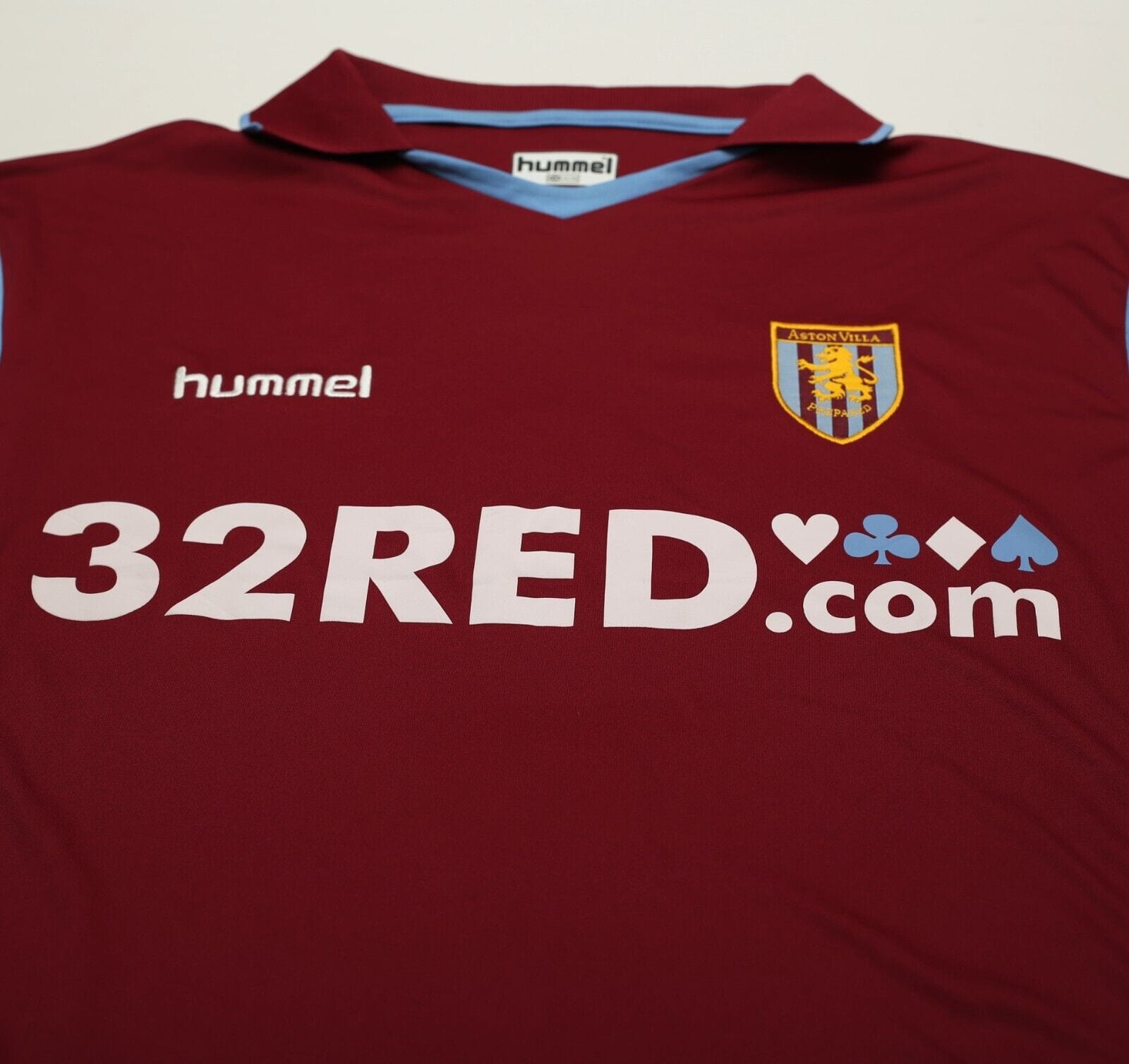 2006/07 ANGEL #9 Aston Villa Vintage Hummel Home Football Shirt (S/M)