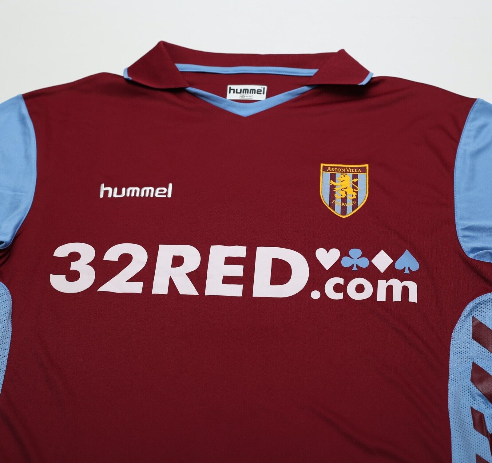 2006/07 ANGEL #9 Aston Villa Vintage Hummel Home Football Shirt (S/M)