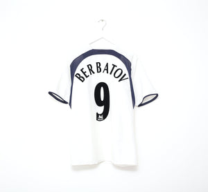 2006/07 BERBATOV #9 Tottenham Hotspur Vintage PUMA Home Football Shirt (M)