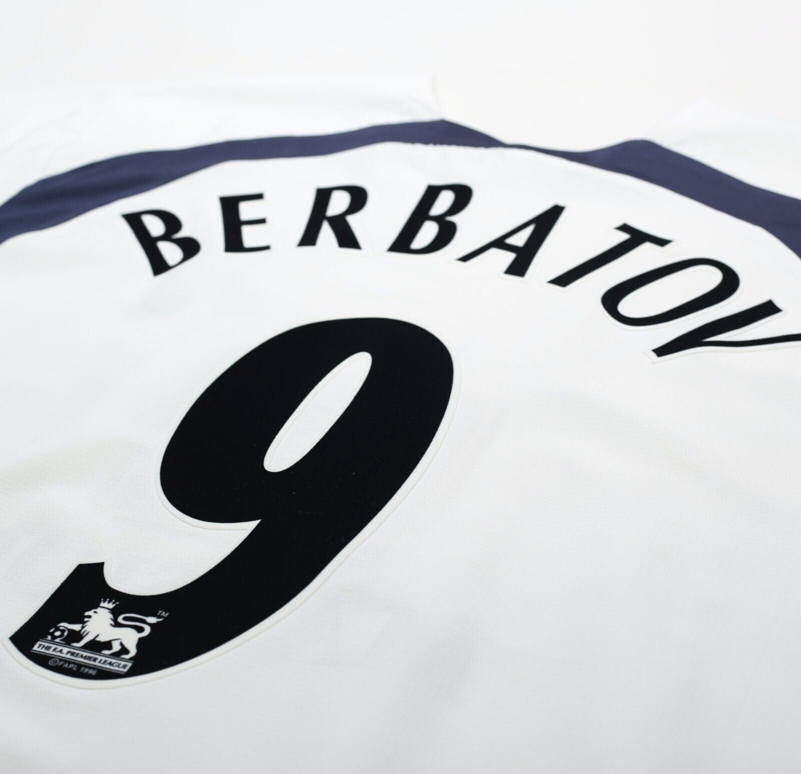 2006/07 BERBATOV #9 Tottenham Hotspur Vintage PUMA Home Football Shirt (XL)