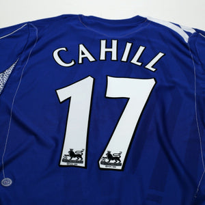 2006/07 Cahill #17 Everton Vintage Umbro Home Football Shirt (M)