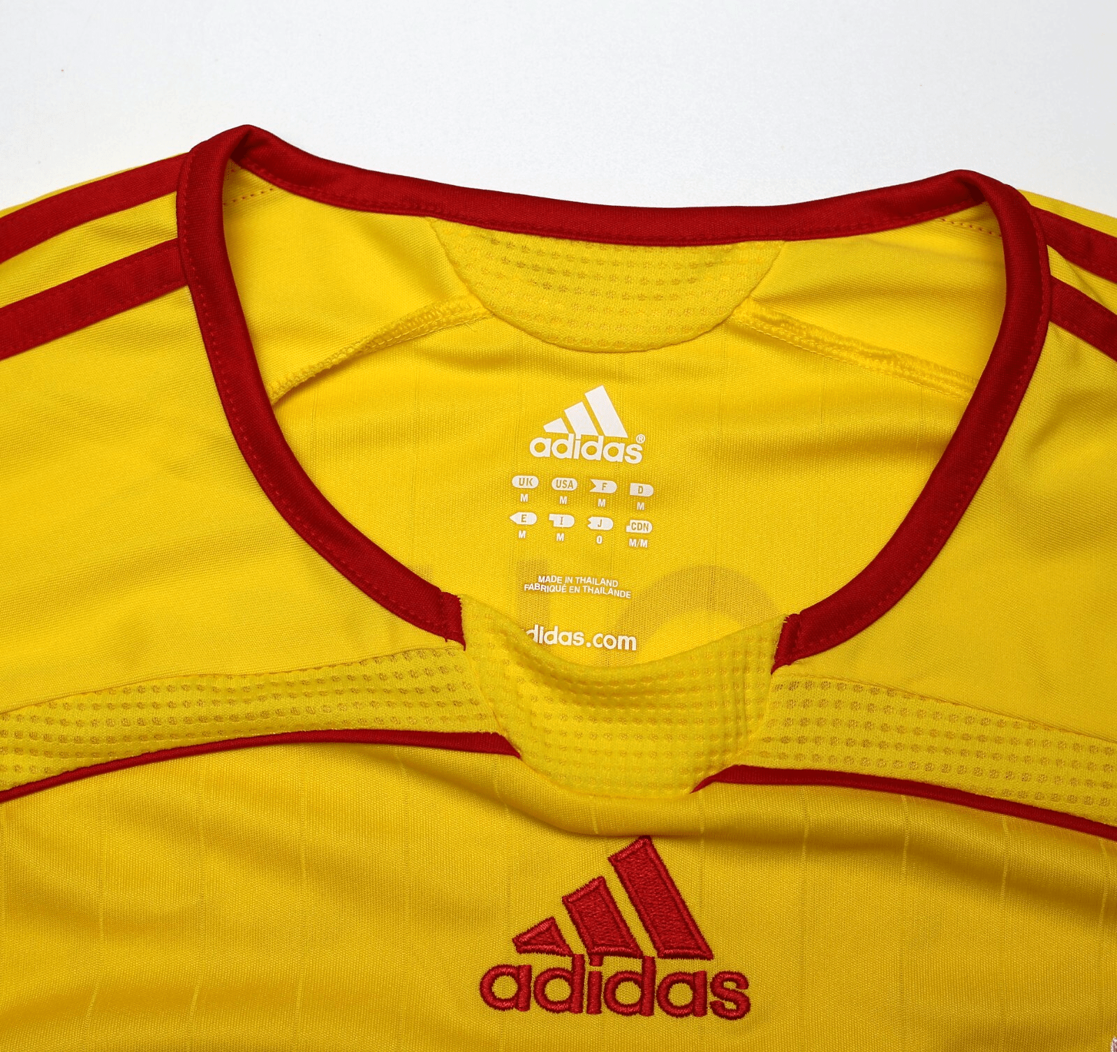 2006/07 CROUCH #15 Liverpool Vintage adidas European Away Football Shirt (M)