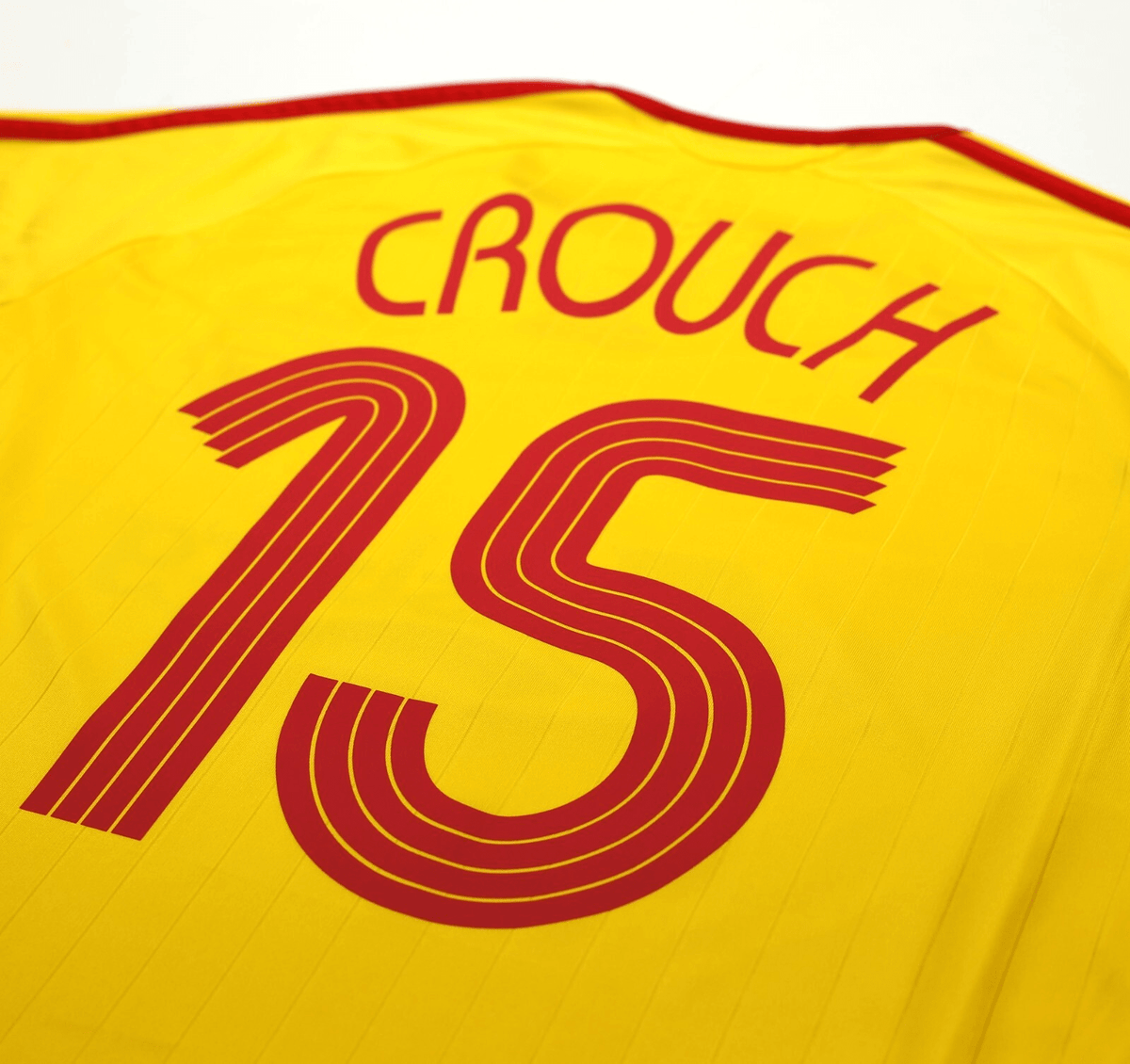 2006/07 CROUCH #15 Liverpool Vintage adidas European Away Football Shirt (M)