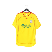2006/07 CROUCH #15 Liverpool Vintage adidas European Away Football Shirt (M)