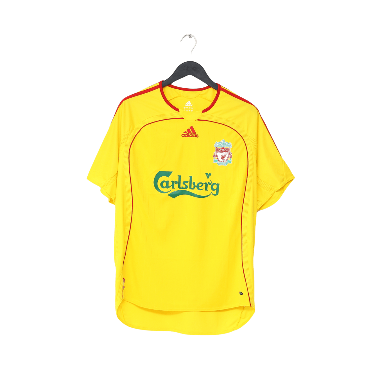 2006/07 CROUCH #15 Liverpool Vintage adidas European Away Football Shirt (M)