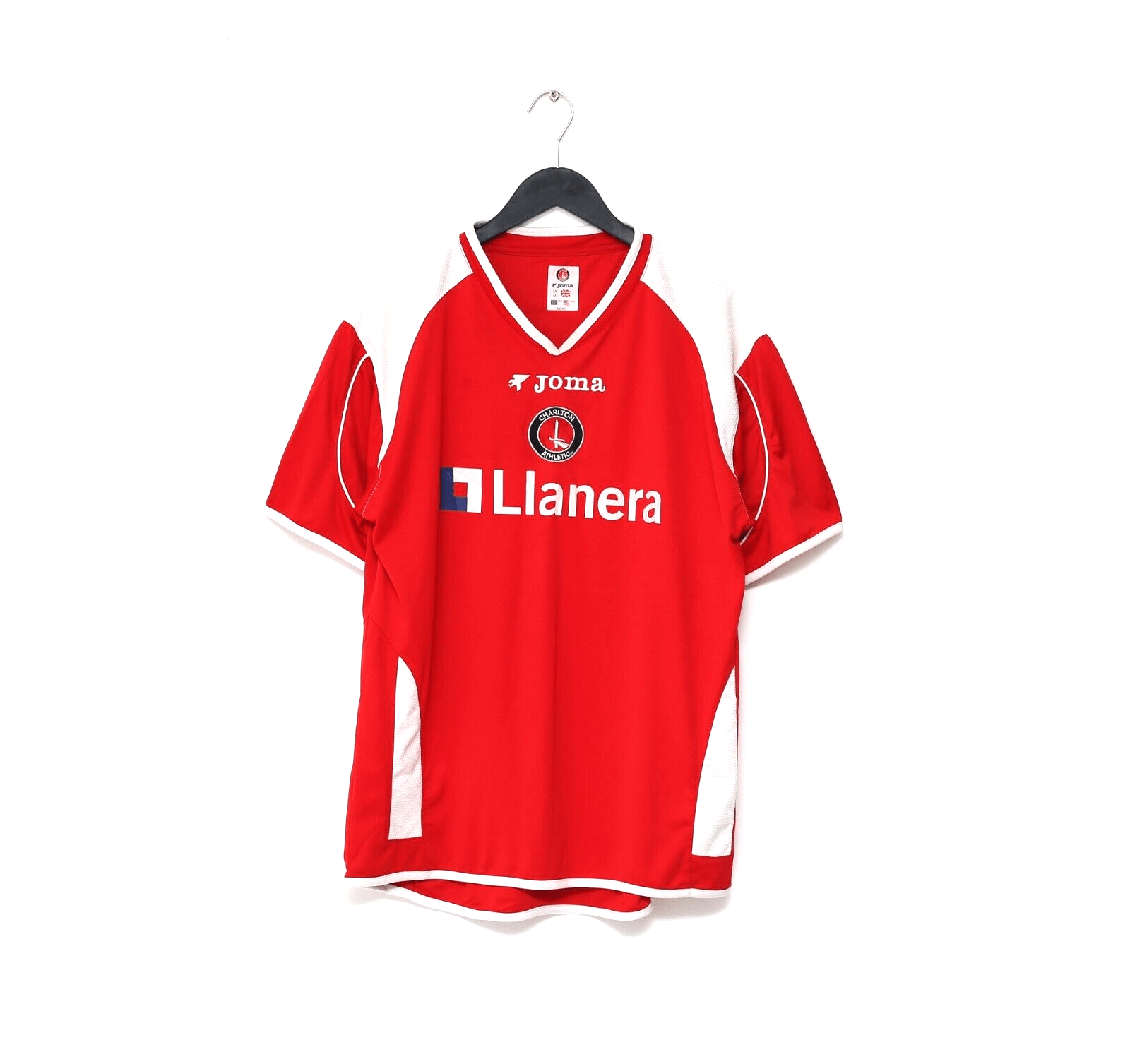 2006/07 D. BENT #10 Charlton Athletic Vintage Joma Home Football Shirt (M/L)