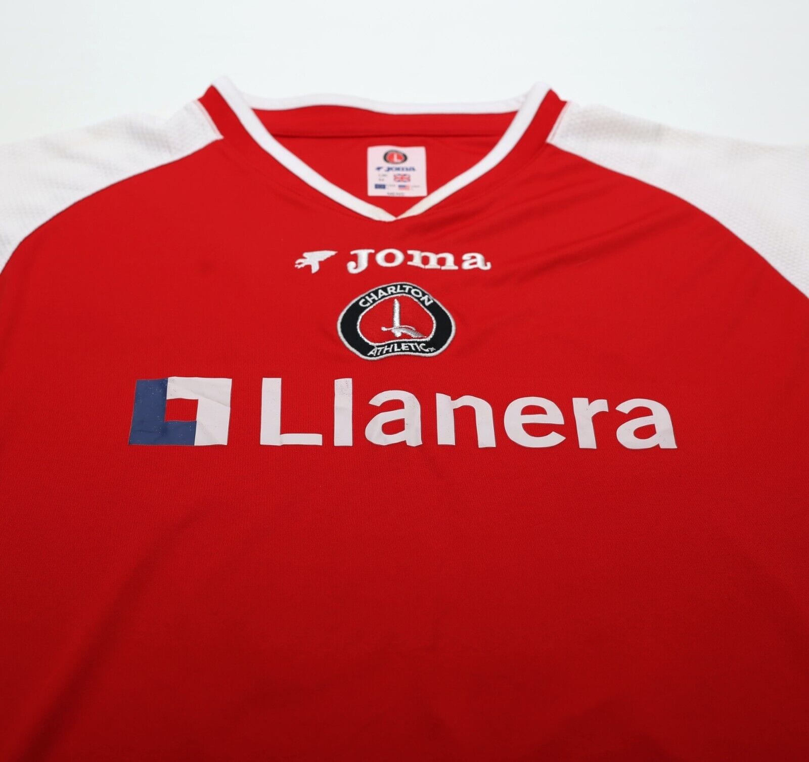 2006/07 D. BENT #10 Charlton Athletic Vintage Joma Home Football Shirt (M/L)