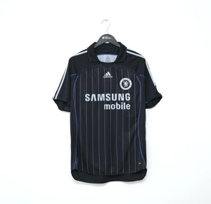2006/07 DROGBA #11 Chelsea Vintage adidas UCL Away Football Shirt Jersey (M)