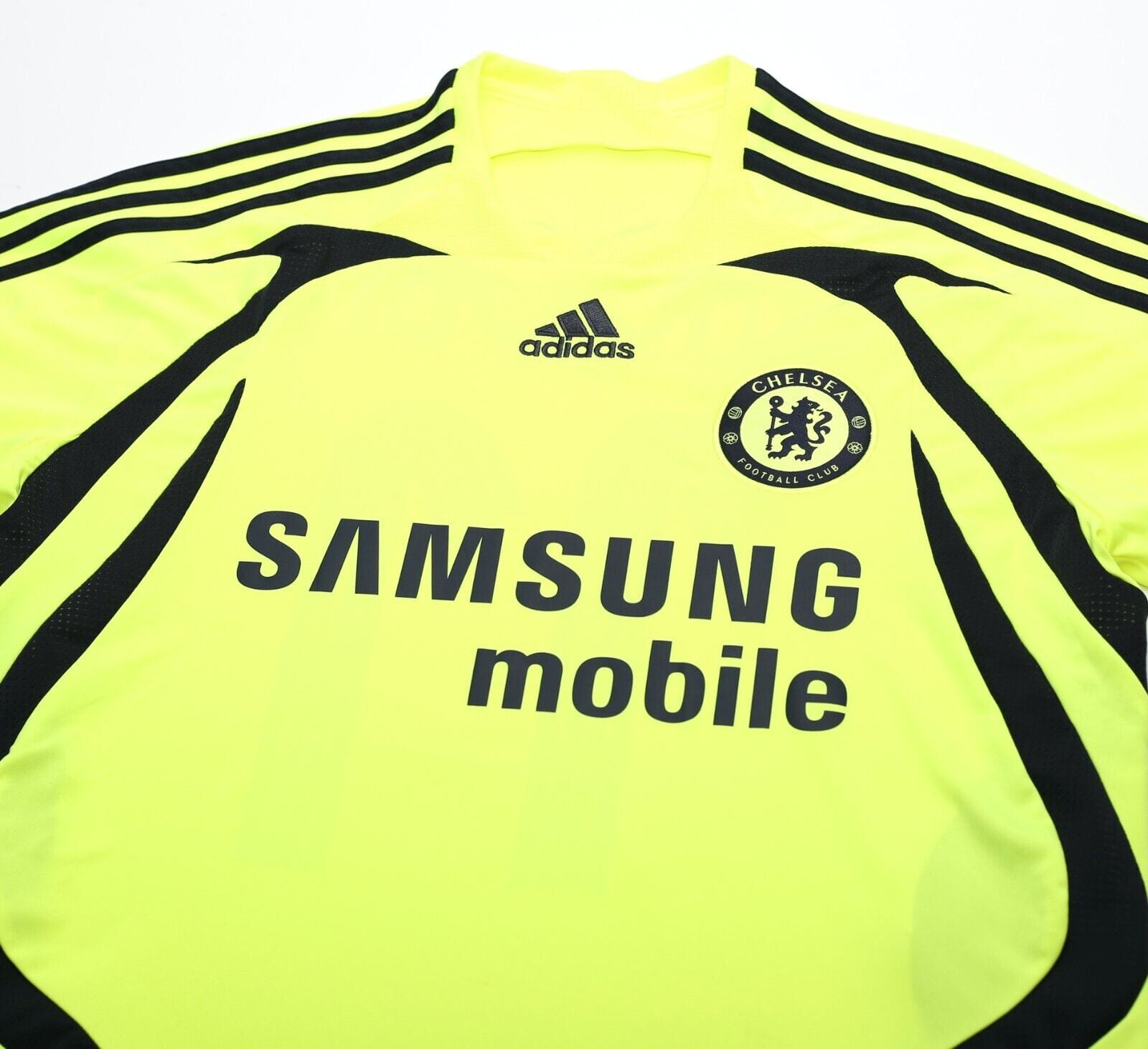 2006/07 DROGBA #11 Chelsea Vintage adidas UCL Away Football Shirt Jersey (M)