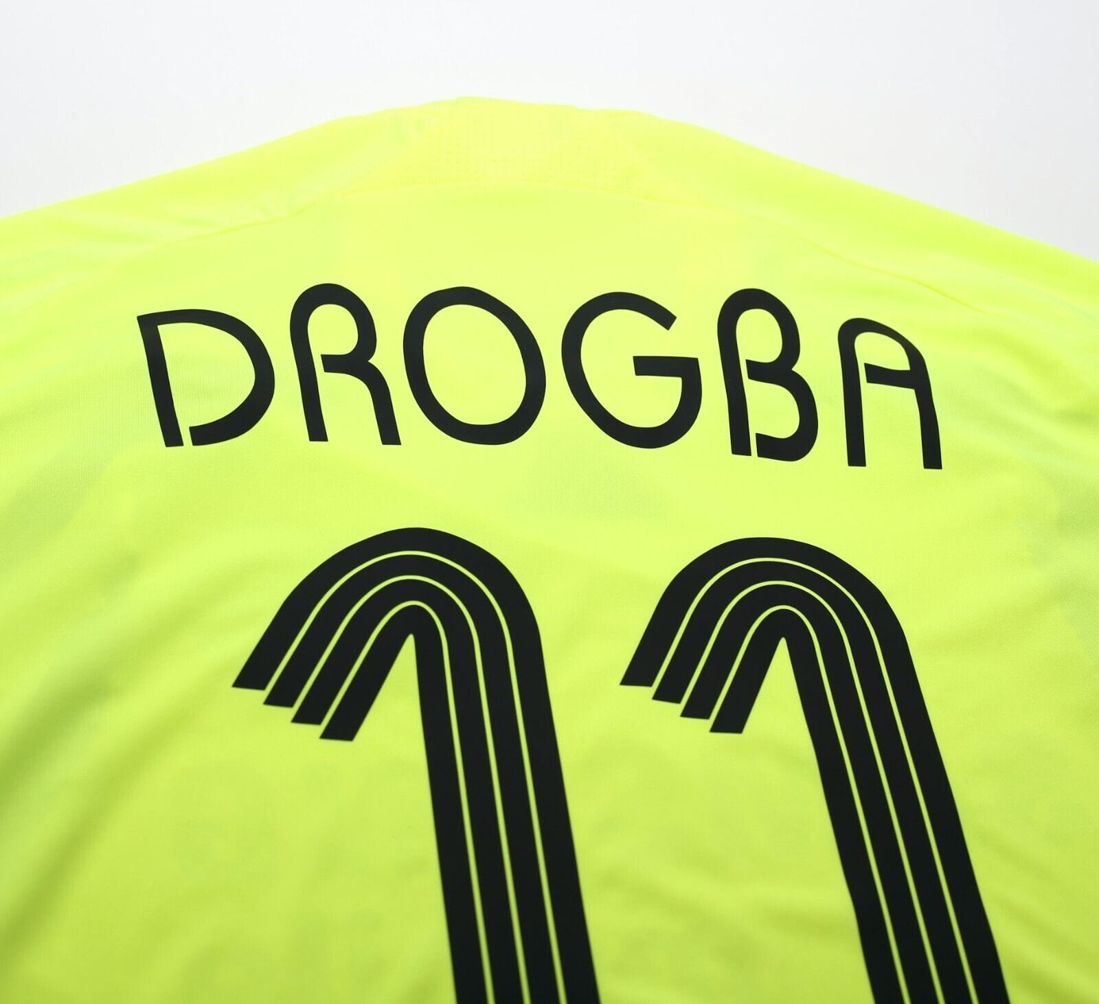 2006/07 DROGBA #11 Chelsea Vintage adidas UCL Away Football Shirt Jersey (M)