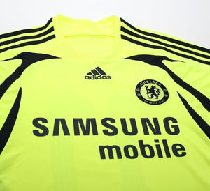2006/07 DROGBA #11 Chelsea Vintage adidas UCL Away Football Shirt Jersey (M)