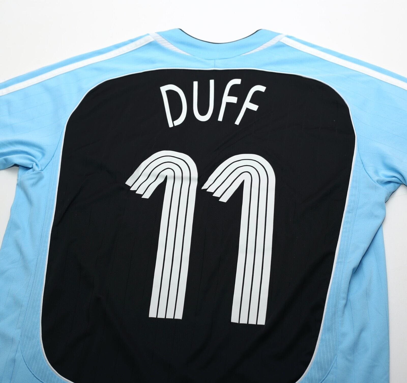 2006/07 DUFF #11 Newcastle United Vintage adidas Third Football Shirt (XS)