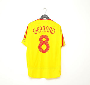 2006/07 GERRARD #8 Liverpool Vintage adidas Away Football Shirt Jersey (L)