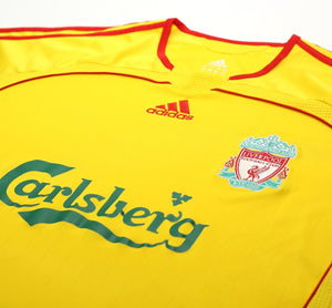 2006/07 GERRARD #8 Liverpool Vintage adidas Away Football Shirt Jersey (XL)