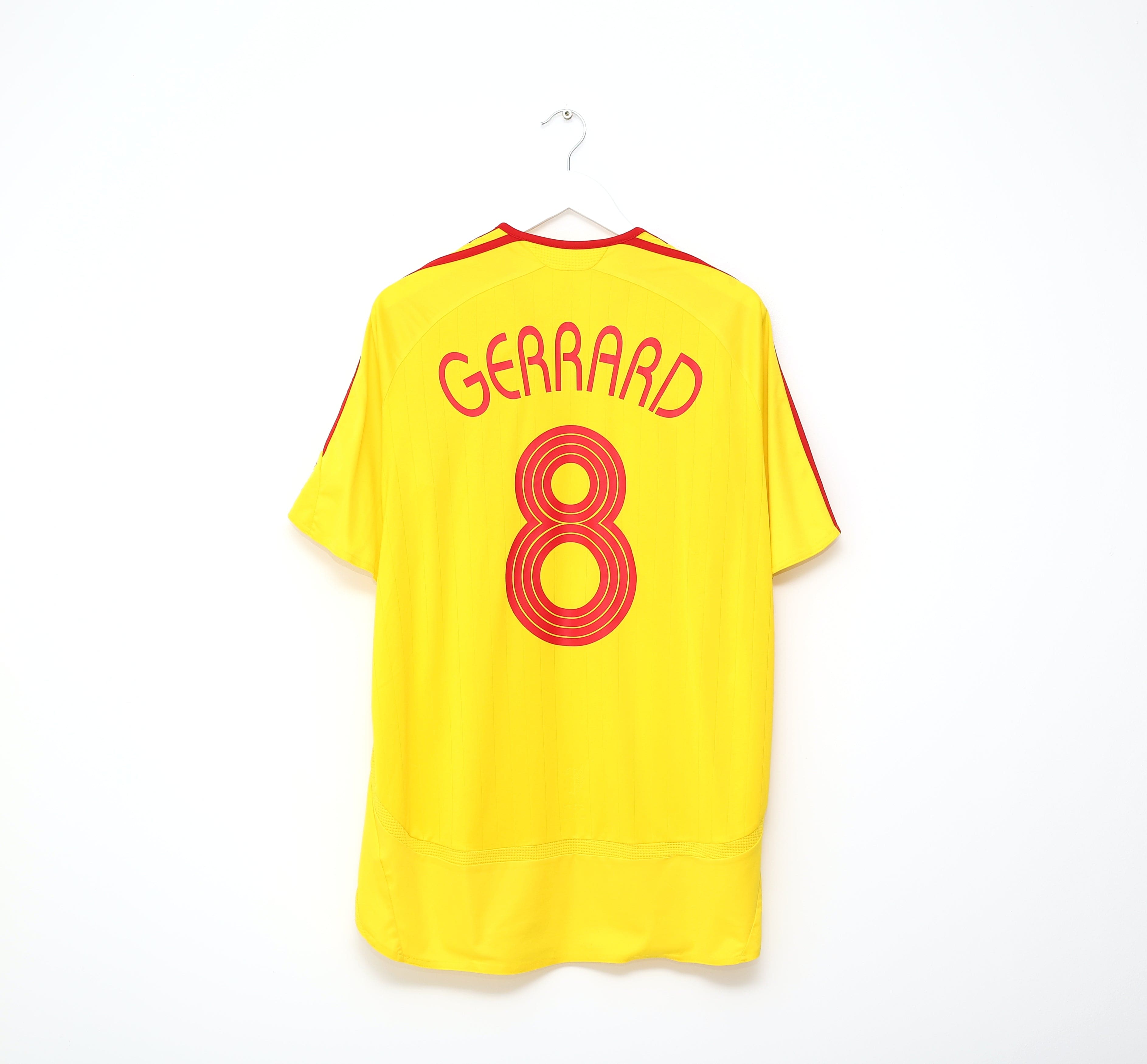 2006/07 GERRARD #8 Liverpool Vintage adidas Away Football 2006/07 GERRARD #8 Liverpool Vintage adidas Away Football