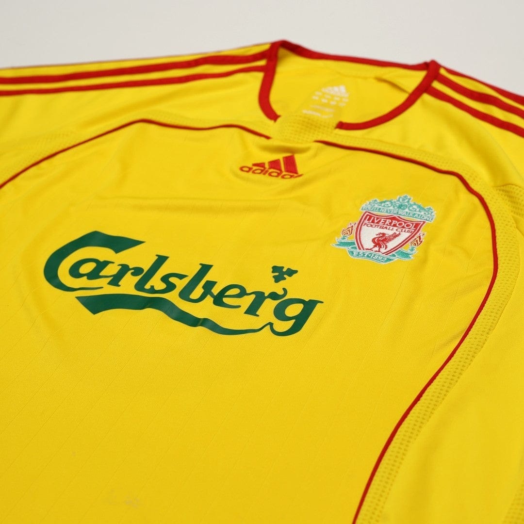 2006/07 Gerrard #8 Liverpool Vintage adidas Away Football Shirt (L)