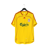 2006/07 Gerrard #8 Liverpool Vintage adidas Away Football Shirt (L)