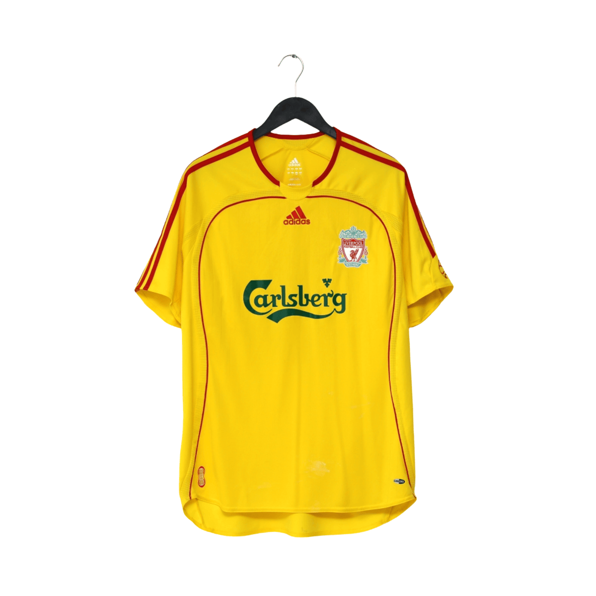 2006/07 Gerrard #8 Liverpool Vintage adidas Away Football Shirt (L)