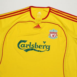 2006/07 Gerrard #8 Liverpool Vintage adidas Away Football Shirt (L)