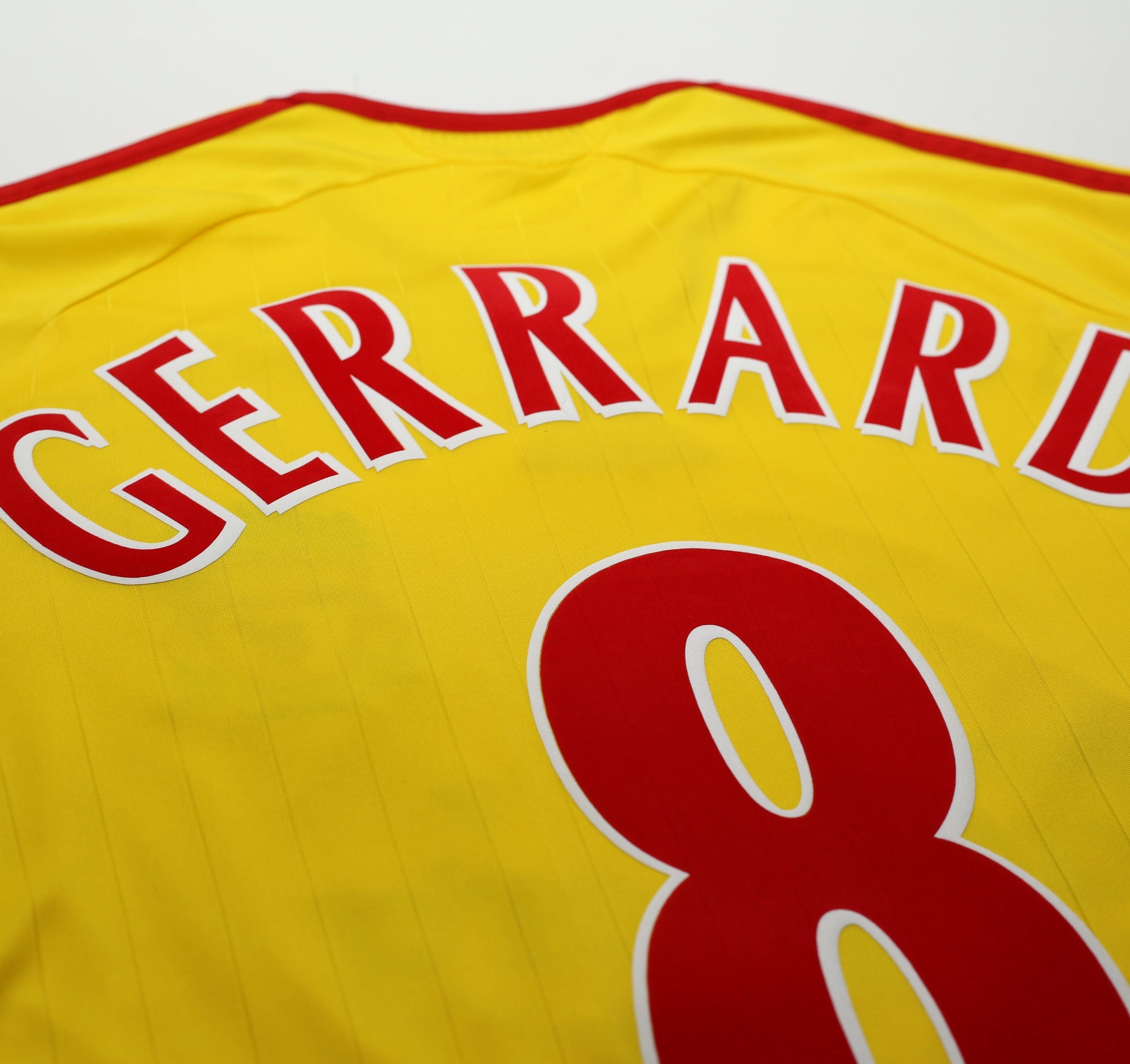 2006/07 GERRARD #8 Liverpool Vintage adidas Away Football Shirt (S)