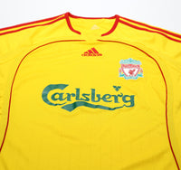 2006/07 GERRARD #8 Liverpool Vintage adidas Away Football Shirt (S)