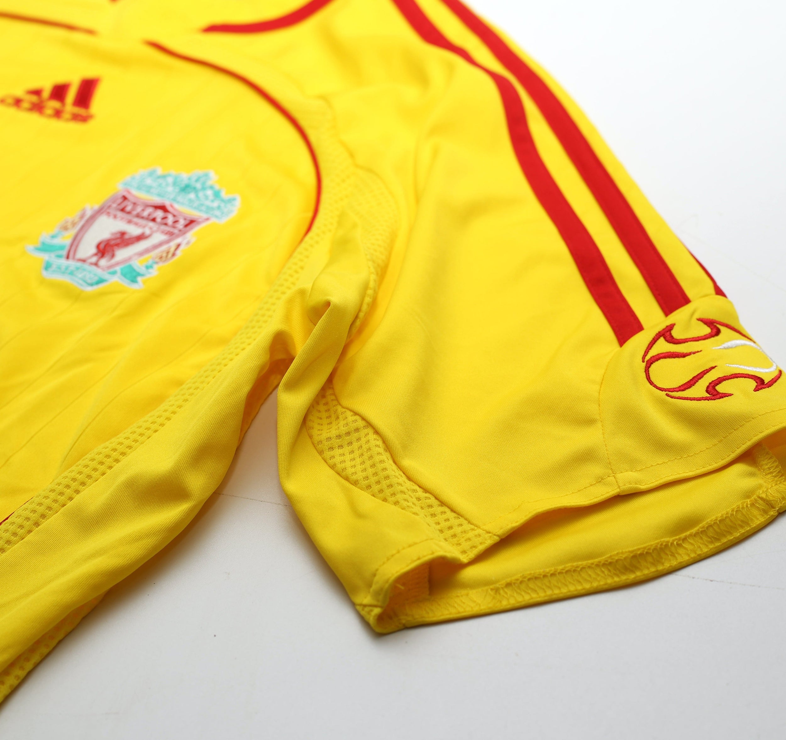 2006/07 GERRARD #8 Liverpool Vintage adidas Away Football Shirt (S)