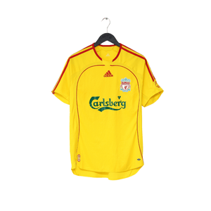 2006/07 GERRARD #8 Liverpool Vintage adidas Away Football Shirt (S)