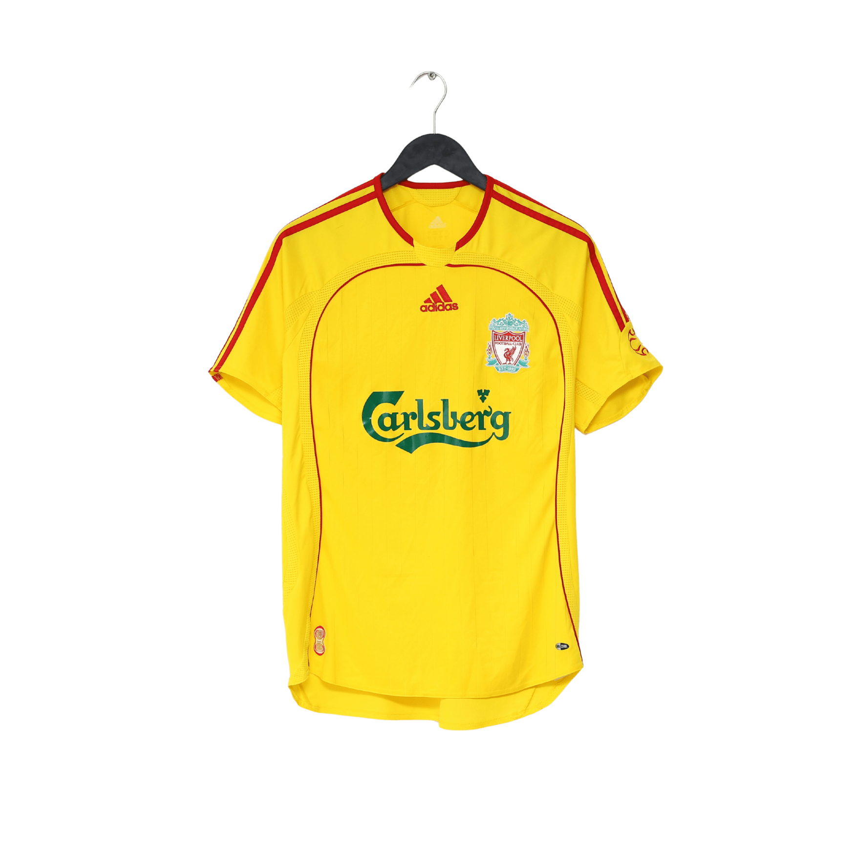 2006/07 GERRARD #8 Liverpool Vintage adidas Away Football Shirt (S)