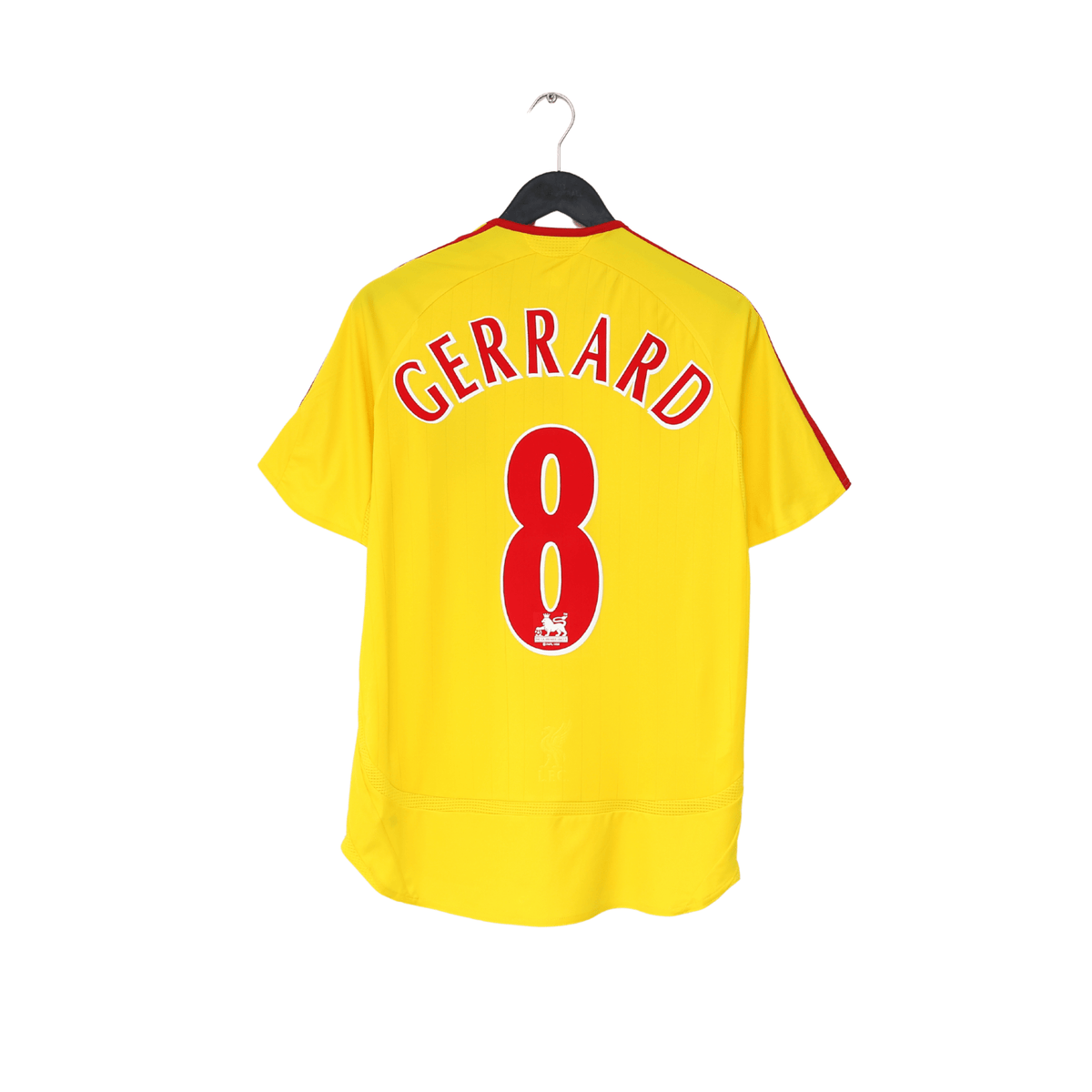 2006/07 GERRARD #8 Liverpool Vintage adidas Away Football Shirt (S)